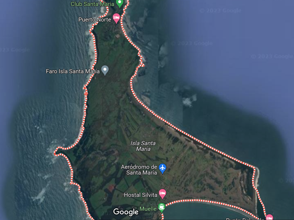 Imagen de referencia de la Isla Santa María